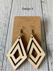 2023 New Arrivals Classic Style Unique Design Wooden <b>Fashion</b> Drop <b>Earrings</b> Manufactured and Exported by Indian Crafts Exporter - Product Image 6