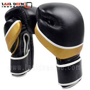 Gants de boxe professionnels personnalisés bon marché, Logo personnalisé d'usine de chine Offre Spéciale produit dans un noir, rouge et bleu chinois - Product Image 2