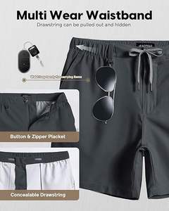 Custom 3D Embossed Digital Printing Logo Solid Casual Mens <b>Short</b> Set Polyester/Cotton French Terry Tech <b>Fleece</b> <b>Shorts</b> - Product Image 2