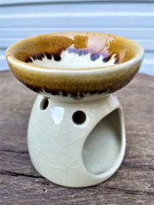 Encensoir d'aromathérapie en céramique: diffuseur d'huiles essentielles et chauffe-bougies - Product Image 5