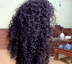 Perruque lace wig naturelle bouclée transparente HD, perruque frontale frontale en cheveux humains bruts péruviens pour femmes noires - Product Image 5