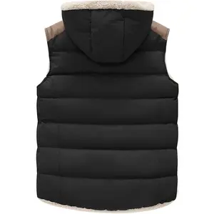 Poids lourd respirant hommes Logo personnalisé doudounes surdimensionné hiver doudounes brillant bulle gilet Streetwear manteau - Product Image 2