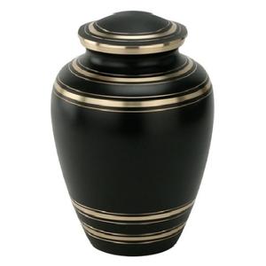 Urnes de crémation pour adultes en laiton de haute qualité avec finition or et gris pour les cendres humaines Urnes funéraires en métal de qualité supérieure - Product Image 2