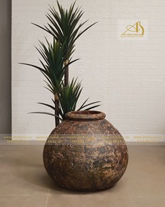 กระถางและปลูกต้นไม้เซรามิกสำหรับสวนกลางแจ้งภูมิทัศน์ขนาดเล็กทนทานทนทานเป็นมิตรต่อสิ่งแวดล้อม OC002H65OR ทันสมัย - Product Image 3