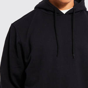 Heavyweight Pullover Hoodie French Terry Hoodies Drop Shoulder No Strings Hombres Heavy Oversized Men's Hoodies - Product Image 3