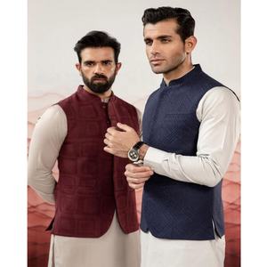 2023 hiver nouveauté haute qualité coton Shalwar Kameez robe pour hommes indien pakistanais concepteur Salwar Kameez - Product Image 2