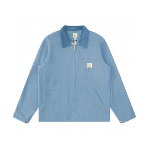 Chaqueta DE TRABAJO transpirable impermeable de lona de cuero genuino para hombre de Invierno Estándar de tamaño pesado de EE. UU. con forro de malla - Product Image 3