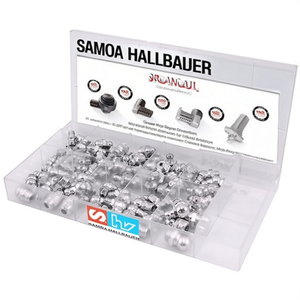 SAMOA HALLBAUER Assortiment de 80 graisseurs en acier zingué en boîte pour la fabrication industrielle - Product Image 3