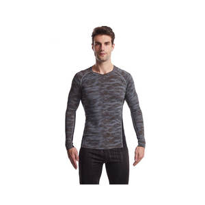 Grappling MMA Rash Guard Concevez votre propre chemise de compression par sublimation Imprimé personnalisé Technologie respirante unisexe OEM Long - Product Image 1