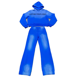 Sweat à capuche zippé délavé à l'acide avec logo personnalisé pour hommes 100% coton éponge française lavage Vintage DTG impression techniques de strass hiver - Product Image 2