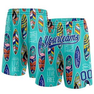 Top Quality Manufacturer Shenghua Full-print Polyester 5-inch Double-layer Custom Youth Men's Mesh Basketball Shorts - Product Image 4