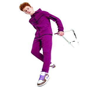 Chándal de lana de poliéster y algodón para niños, pantalones de chándal, sudadera - Product Image 1