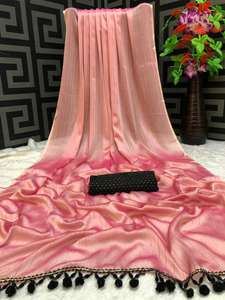 Dernière fantaisie à la mode lourd Rambo coton soie Jari doublure Saree indien exclusif fête porter pour l'exportation indien pakistanais - Product Image 2