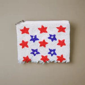 Premium Mini perlé porte-monnaie coloré tissu perlé motif brodé tous les jours Glamour Zipper MD sacs fourre-tout promotionnels - Product Image 3