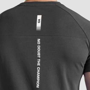 Camiseta Oversize de Corte Ajustado Critical Tee en Gris Oscuro, Tejido Liso de 300 Gramos para Ejercicio - Product Image 6
