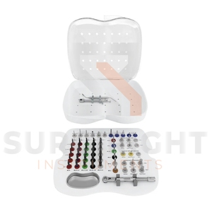 Kit Quirúrgico Profesional para Implantes Dentales Surgiright, Fuente de Alimentación Eléctrica, Instrumentos para Colocación de Implantes, Certificado CB, 3 Mandíbulas - Product Image 4