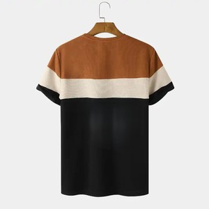 Big Tall T-shirt de stock pour hommes à bas prix grande taille chemises pour hommes chemise à manches courtes et col rond - Product Image 2