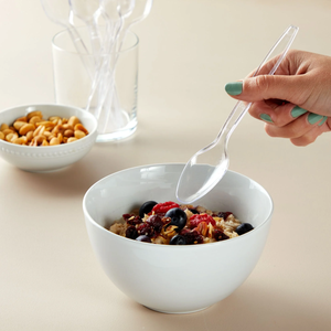 Ustensiles jetables biodégradables PLA/PP/PS/PHA/Bagasse, emballés individuellement, sans BPA, écologiques, sans danger pour les aliments, recyclables, pour les fêtes - Product Image 1