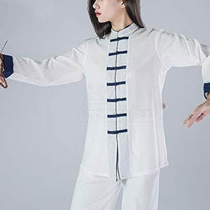 Ropa de entrenamiento Conjunto de uniforme de Kung Fu de talla grande Diseño de alta calidad Venta caliente Uniforme de Kung Fu - Product Image 3