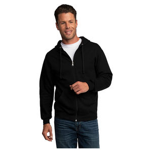 Personalizado 500 Gsm 400gsm Tela Hombres Sudaderas Algodón En Blanco Casual Sudadera con capucha de gran tamaño de impresión en relieve logotipo para Unisex - Product Image 2