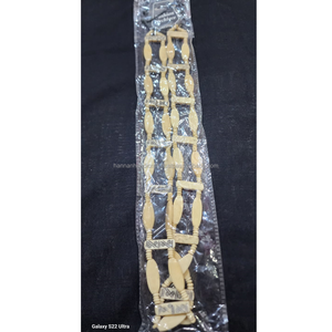 Collar de hueso y cuentas al por mayor caliente con resina colorida - Product Image 5