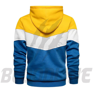 Sudadera con Capucha Unisex Bloodline, Amarilla, para Invierno, con Cierre, Corte Regular, Color Sólido, Informal, con Bolsillo Frontal, Forro Polar Transpirable - Product Image 6