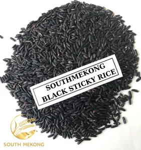Arroz Negro Seco de Patrón Largo del Sur del Mekong, Vietnam, de la Mejor Calidad, 5% de Grano Partido, Cocción Suave, Nueva Cosecha, Precio Competitivo - Product Image 1