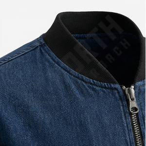 Chaqueta Vaquera Desgastada para Hombre para Bordar Logotipos Personalizados, el Mejor Diseño, 100% Algodón, Chaqueta Vaquera de Calidad Profesional - Product Image 4