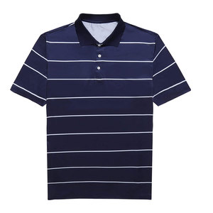 Camiseta de golf con logotipo personalizado de algodón 100% de alta calidad para Polo, camiseta lisa con mangas cortas para hombre, patrón de impresión sólido, suministro ODM - Product Image 1