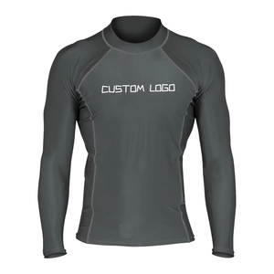 Meilleures ventes - Rashguard unisexe MMA à manches longues, logo personnalisé, éco-responsable, spandex/polyester, séchage rapide, respirant, fitness BRODA - Product Image 2