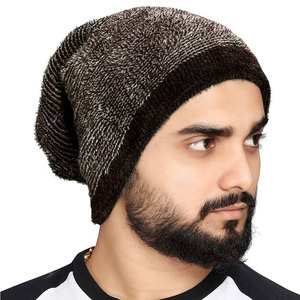 Vente en gros de bonnets tendance avec logo personnalisé de haute qualité, vêtements chauds pour l'hiver, bonnets tricotés - Product Image 3