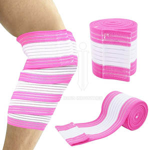 Rodilleras de Fitness resistentes con estampado personalizado a precio de venta al por mayor rodilleras de Material elástico para levantamiento de pesas rodilleras para entrenamiento de gimnasio - Product Image 1