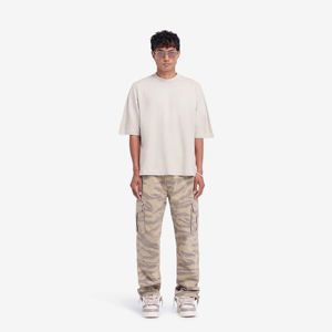 Pantalones Cargo informales para hombre Dawn Sandstone Khaki Stylish Baggy Fit con almacenamiento funcional - Product Image 1