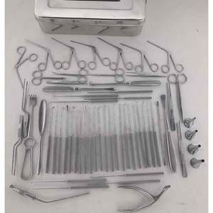 Timpanoplastia Instrumentos quirúrgicos ortopédicos Juego de 60 piezas Acero inoxidable de primera calidad Manual Autoclavable Quirúrgico reutilizable - Product Image 5