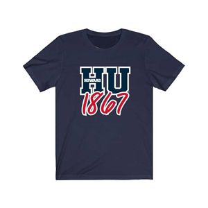 Howard University FITI 1867 camiseta personalizada HBCU Legacy ropa serigrafía bordado opciones Formal transpirable tejido frontal - Product Image 1