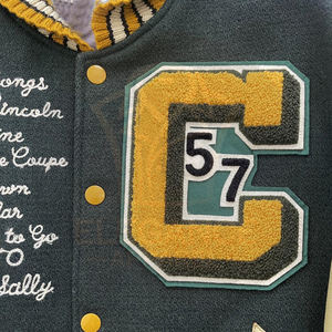 Chaquetas Varsity Personalizadas para Hombre 2025, Color en Contraste, Lona de Alta Calidad, Ropa de Invierno para Adultos, Prenda Exterior Universitaria Cómoda - Product Image 5