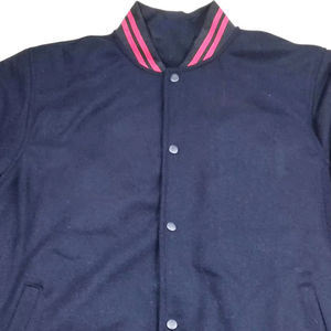 Haute Stander tissu mode vêtements couleur unie Letterman veste pour hommes qualité supérieure tenue décontracté élégant hiver vêtements d'extérieur - Product Image 1