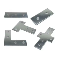Vente chaude Chine Fabricant 4 Trous L Forme 30 Connecteur En Acier Au Carbone Plaque En Aluminium pour 30*30 Aluminium T Slot Profil