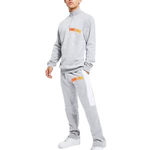 Haute qualité 100% coton hiver décontracté 2 pièces ensemble sweat-shirt et pantalons de survêtement surdimensionnés Logo brodé personnalisé pour le jogging des hommes - Product Image 1