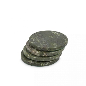 Nuevos posavasos de mármol hechos a mano de alta calidad para el hogar y la Mesa del hotel Ware100 % posavasos de mármol natural forma redonda para la cocina del hogar - Product Image 1