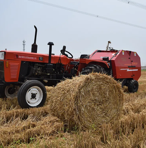 Grande mini presse à foin automatique ronde vente en gros de paille de foin balle de balle moteur de balle moteur boîte de vitesses pour usage agricole état neuf et utilisé - Product Image 4