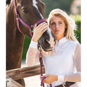 เสื้อขี่ม้าผู้หญิง ดีไซน์ทันสมัย ผ้าสปอร์ตยืดหยุ่น ระบายอากาศ ซับเหงื่อ แห้งเร็ว สำหรับขี่ม้า - Product Image 3