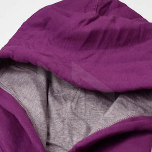 Sudadera con capucha extragrande con logotipo personalizado para hombre y unisex, sudadera morada lisa de algodón para invierno, Sudadera con capucha personalizada para hombre - Product Image 3