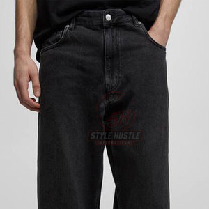 Pantalones de Hombre al por Mayor de Estilo Único para Venta en Línea, Lavados, Personalizados con su Propio Diseño, Transpirables, Pantalones Vaqueros Holgados para Hombre - Product Image 5