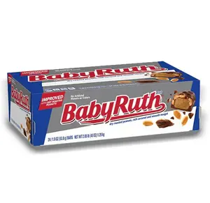 Bebek Ruth 1.9 Oz. Çikolata, karamel ve fıstık şeker çubuğu/bebek Ruth çikolata barları, eğlenceli boyutu, küçük çanta eğlenceli boyutu