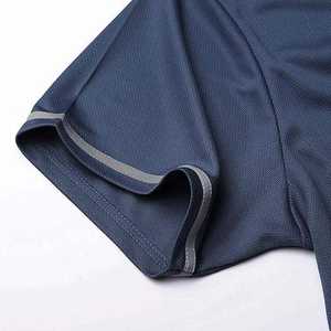 เสื้อเบสบอลสีฟ้าแฟชั่นแบบกำหนดเองเสื้อเจอร์ซีย์สีขาวลายทาง - Product Image 3