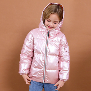 แจ็กเก็ตขนเป็ดสีเงินเมทัลลิกสำหรับเด็กเสื้อโค้ทให้ความอบอุ่นในฤดูหนาวระบายอากาศได้ดีเป็นมิตรกับสิ่งแวดล้อมเสื้อโค้ทกันลมสำหรับเด็กผู้หญิงเด็กผู้ชาย - Product Image 3