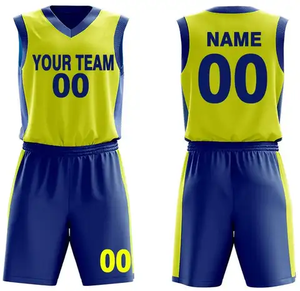 Ropa de baloncesto de secado rápido personalizada OEM, uniformes de baloncesto de sublimación de diseño personalizado para hombres, camisetas de uniformes de baloncesto - Product Image 4