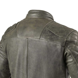 Vente en gros de veste de motard confortable avec motif personnalisé pour hommes, veste en cuir de haute qualité avec logo personnalisé pour hommes - Product Image 5