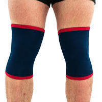 Genouillères de compression élastiques de haute qualité 2024 en néoprène antidérapantes pour la protection professionnelle, le sport, la gym, le yoga et la moto
